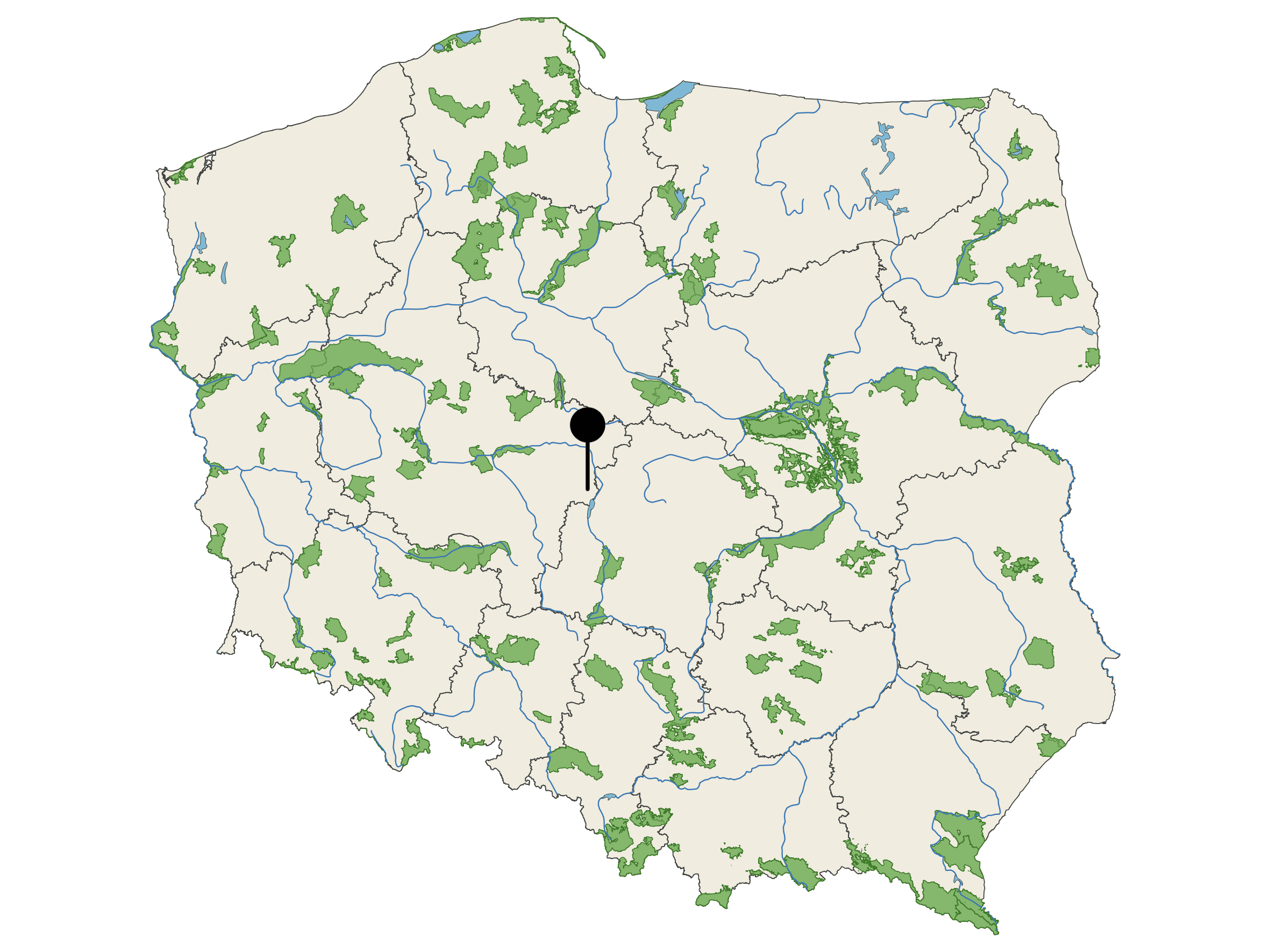 Woda Źródlana Oaza - źródło na mapie