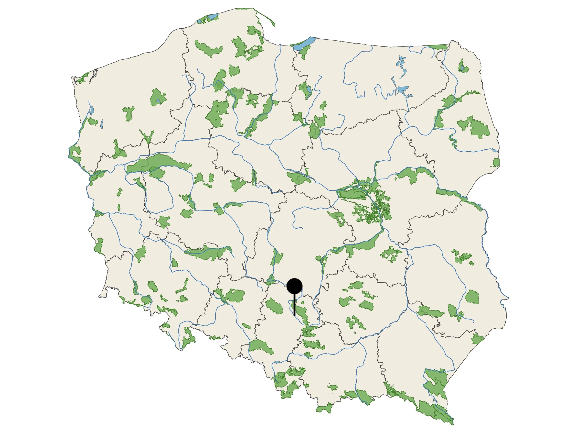Naturalna Woda Mineralna Jurajska - źródło na mapie