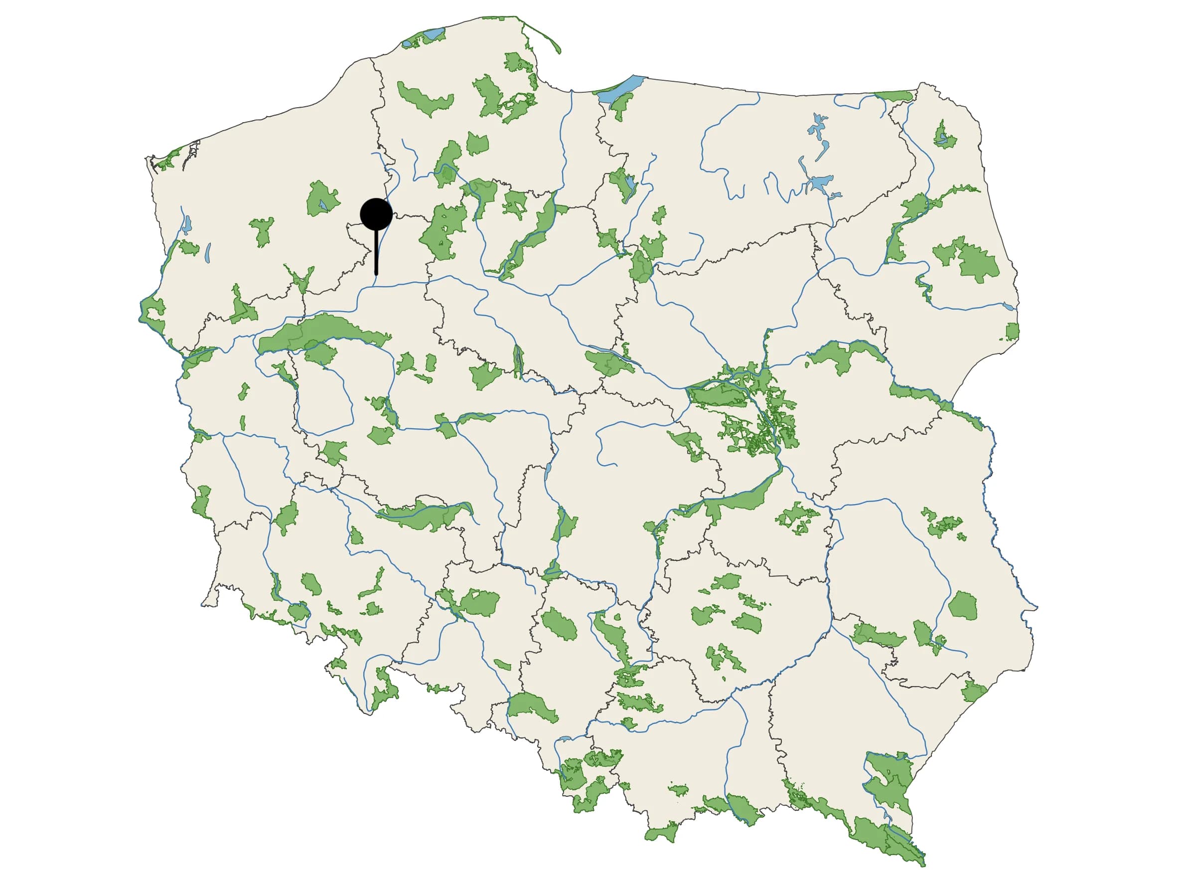 Woda Źródlana Saguaro - źródło na mapie