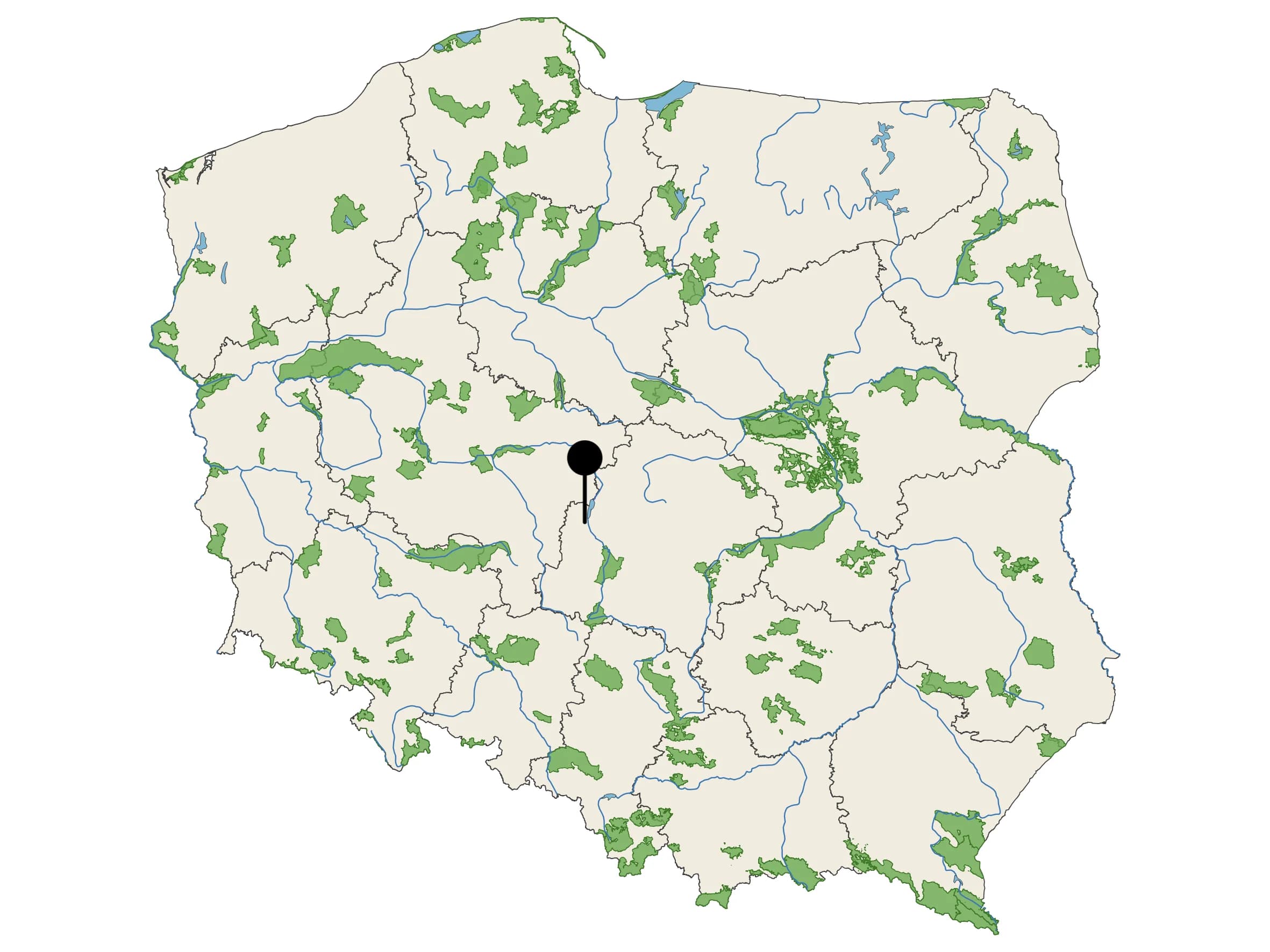 Woda Źródlana Unikat - źródło na mapie