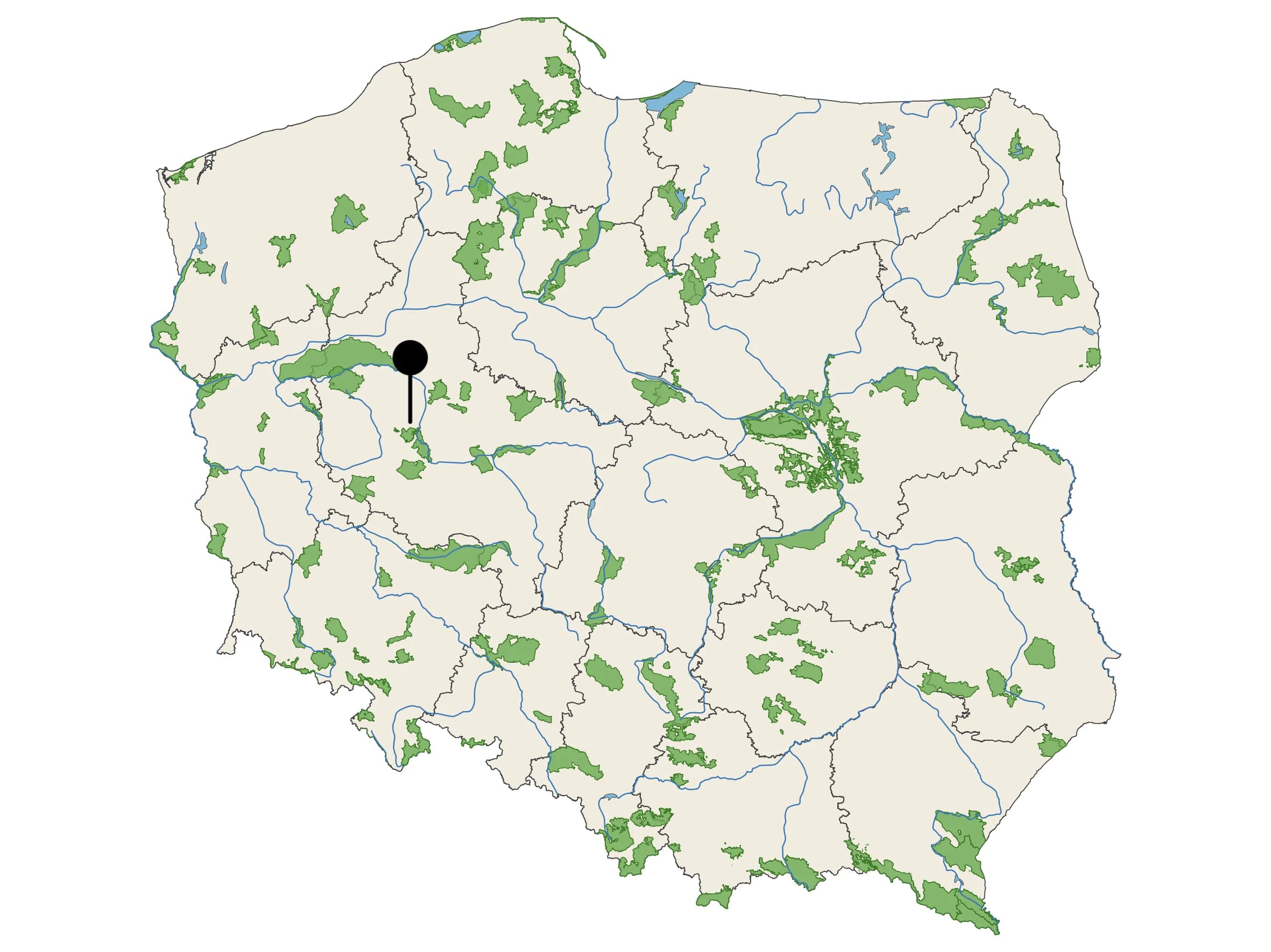 Woda Źródlana Wirenka - źródło na mapie