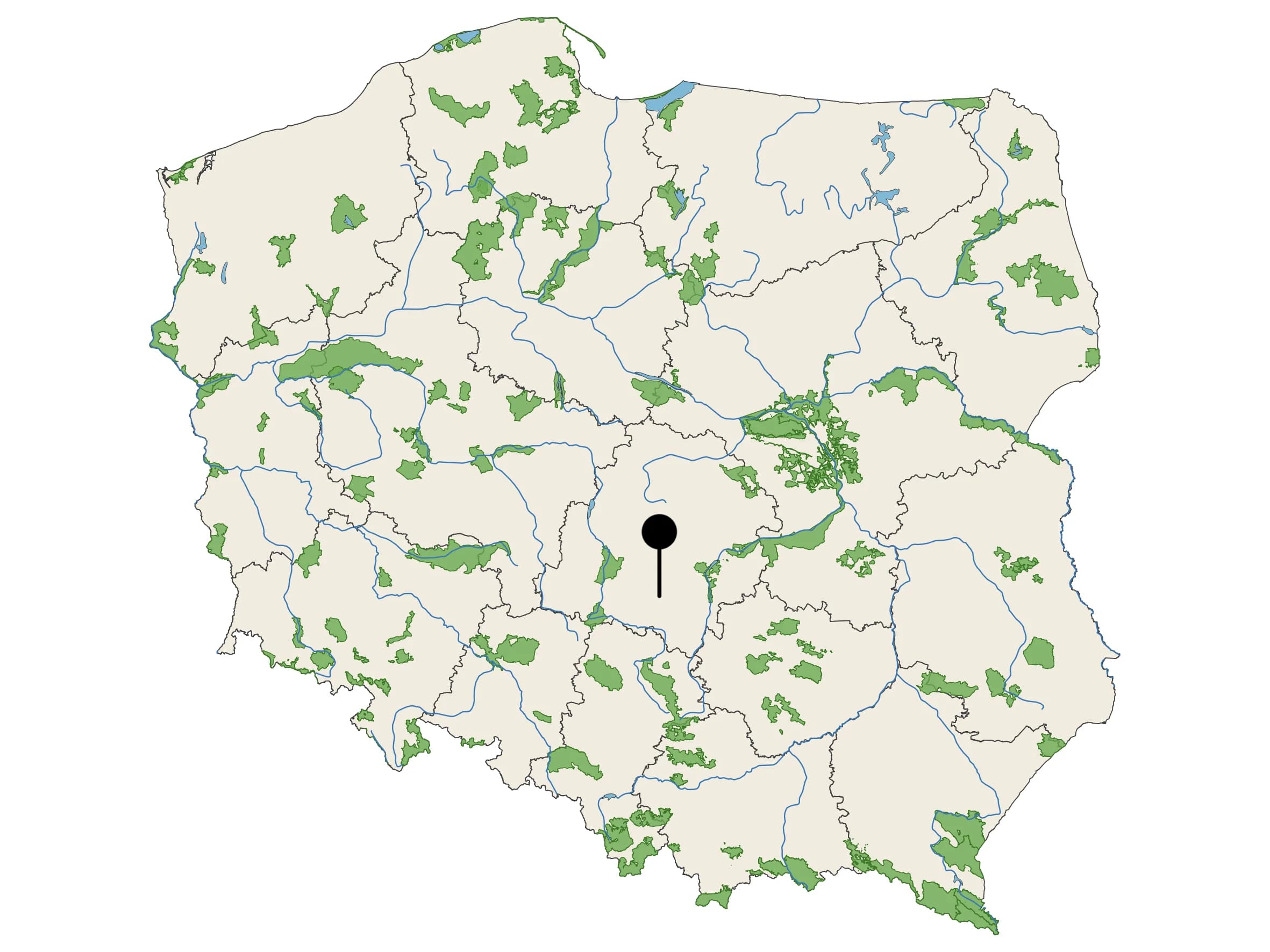 Woda Źródlana Lazur - źródło na mapie