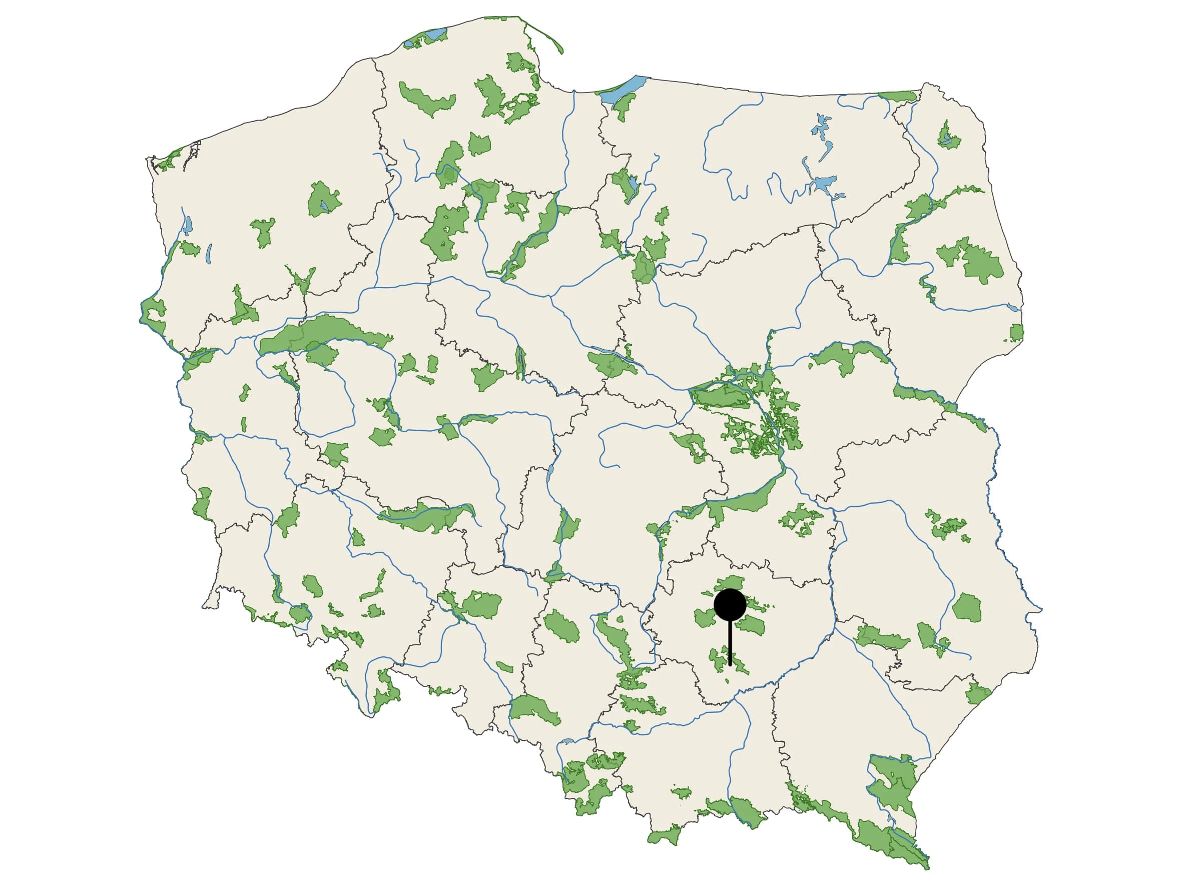 Naturalna Woda Mineralna Buskowianka-Zdrój - źródło na mapie