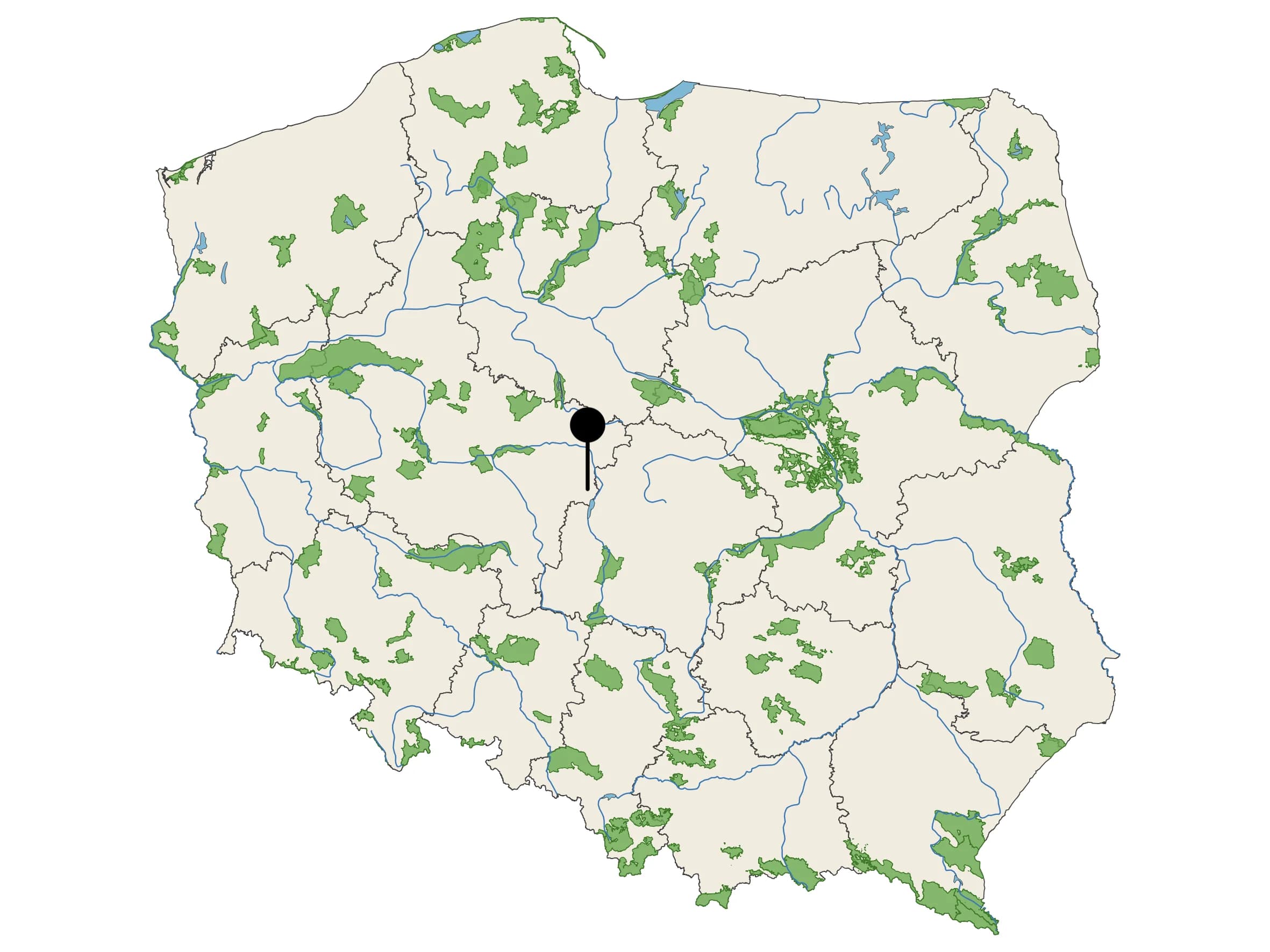 Woda Źródlana Oaza - źródło na mapie