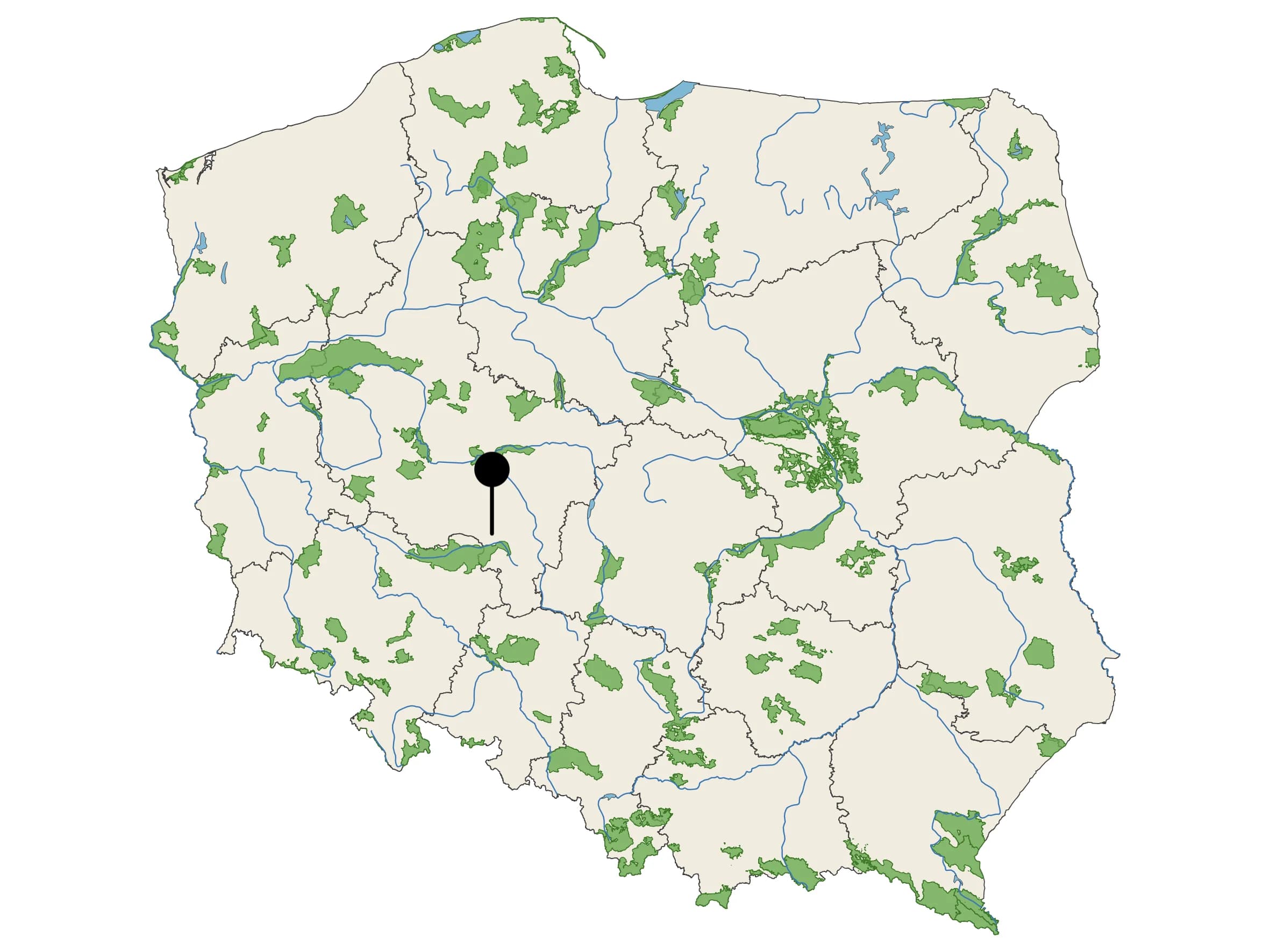 Naturalna Woda Mineralna Dolina Baryczy - źródło na mapie