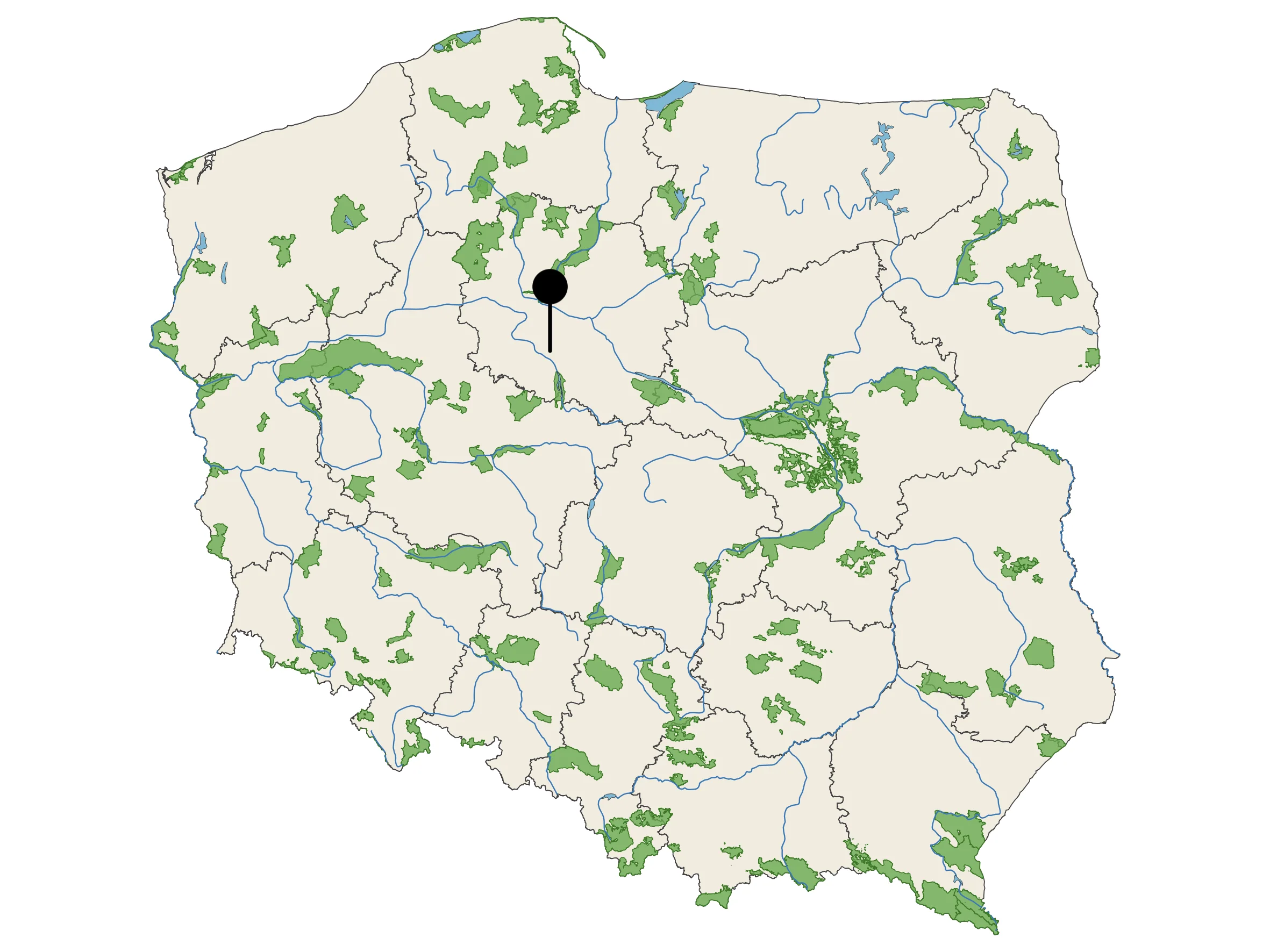 Naturalna Woda Mineralna Inowrocławianka Kujawska - źródło na mapie