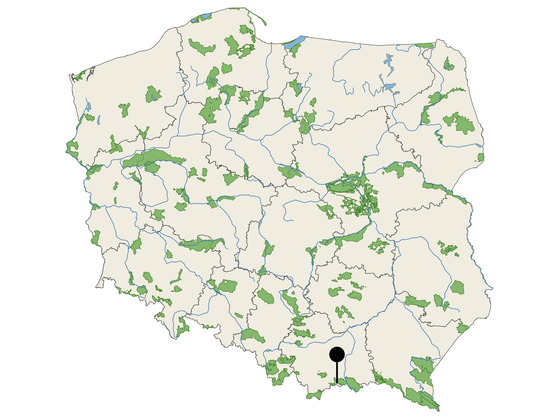 Woda Lecznicza Jan - źródło na mapie
