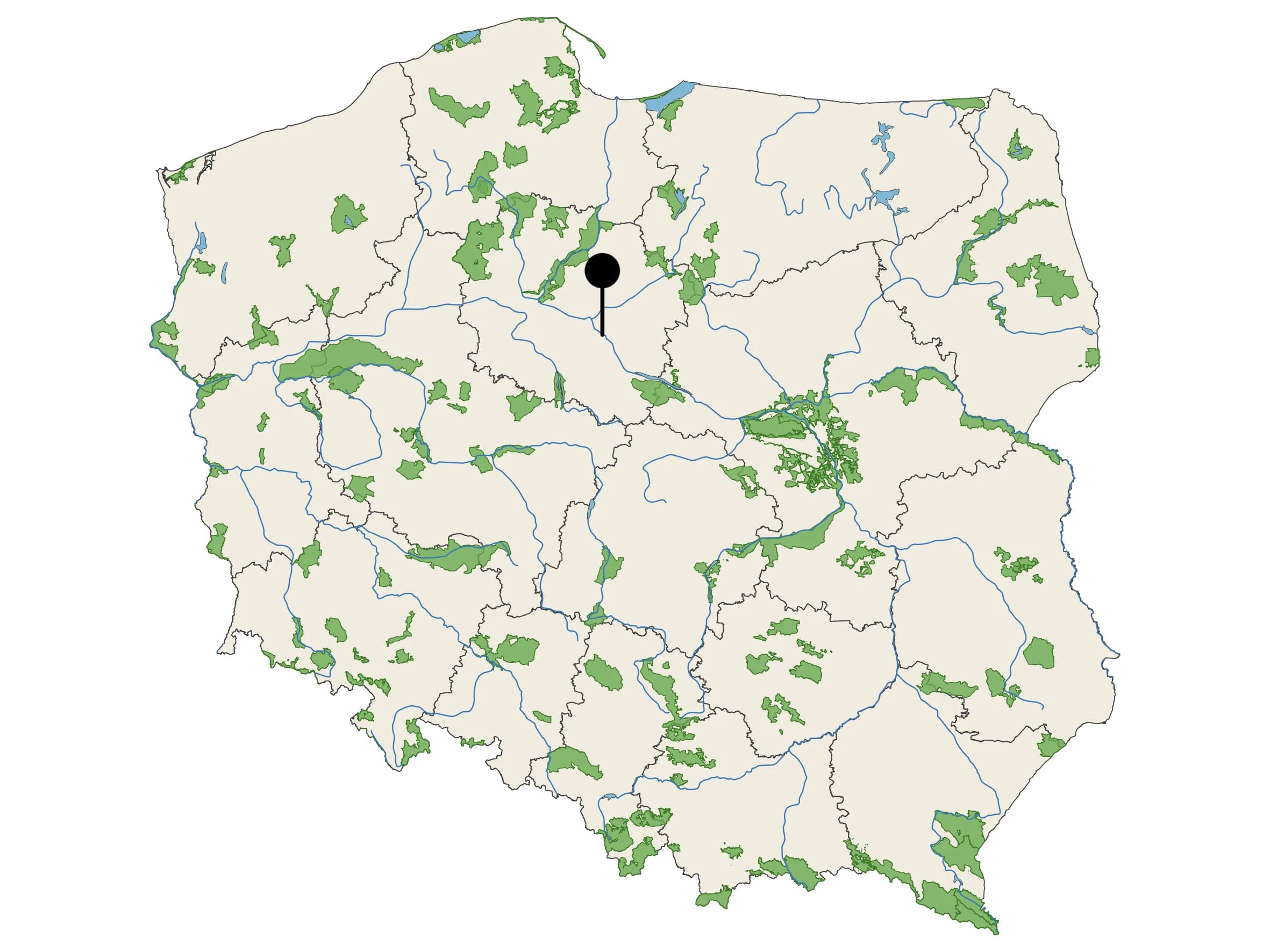 Naturalna Woda Mineralna Krystynka - źródło na mapie