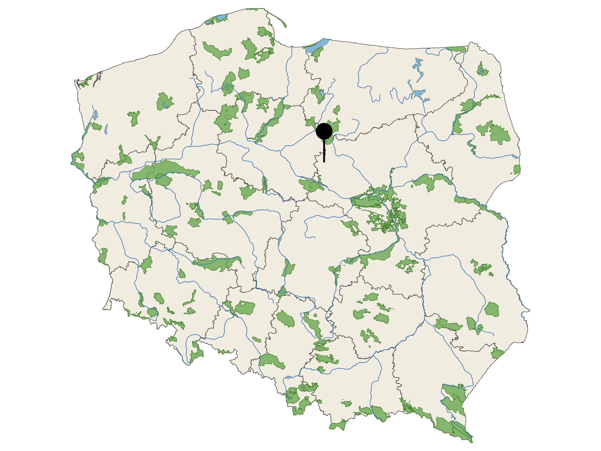 Naturalna Woda Mineralna Magnevita - źródło na mapie