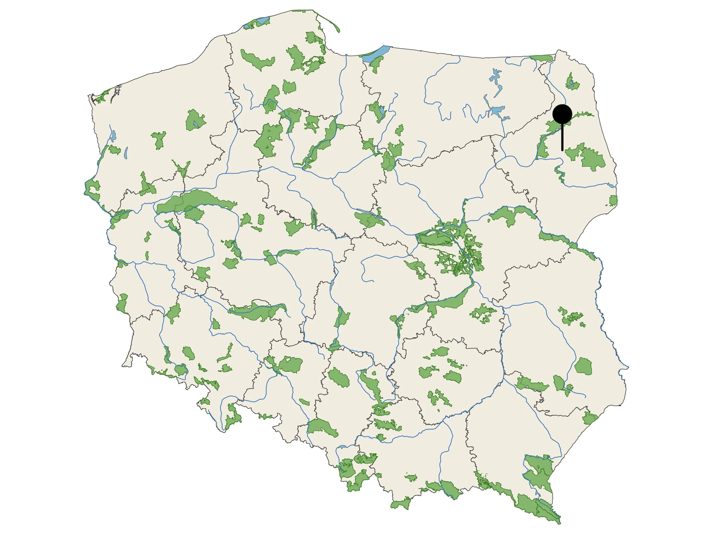Woda Źródlana SZKLANICA AUGUSTA ZYGMUNTA - źródło na mapie