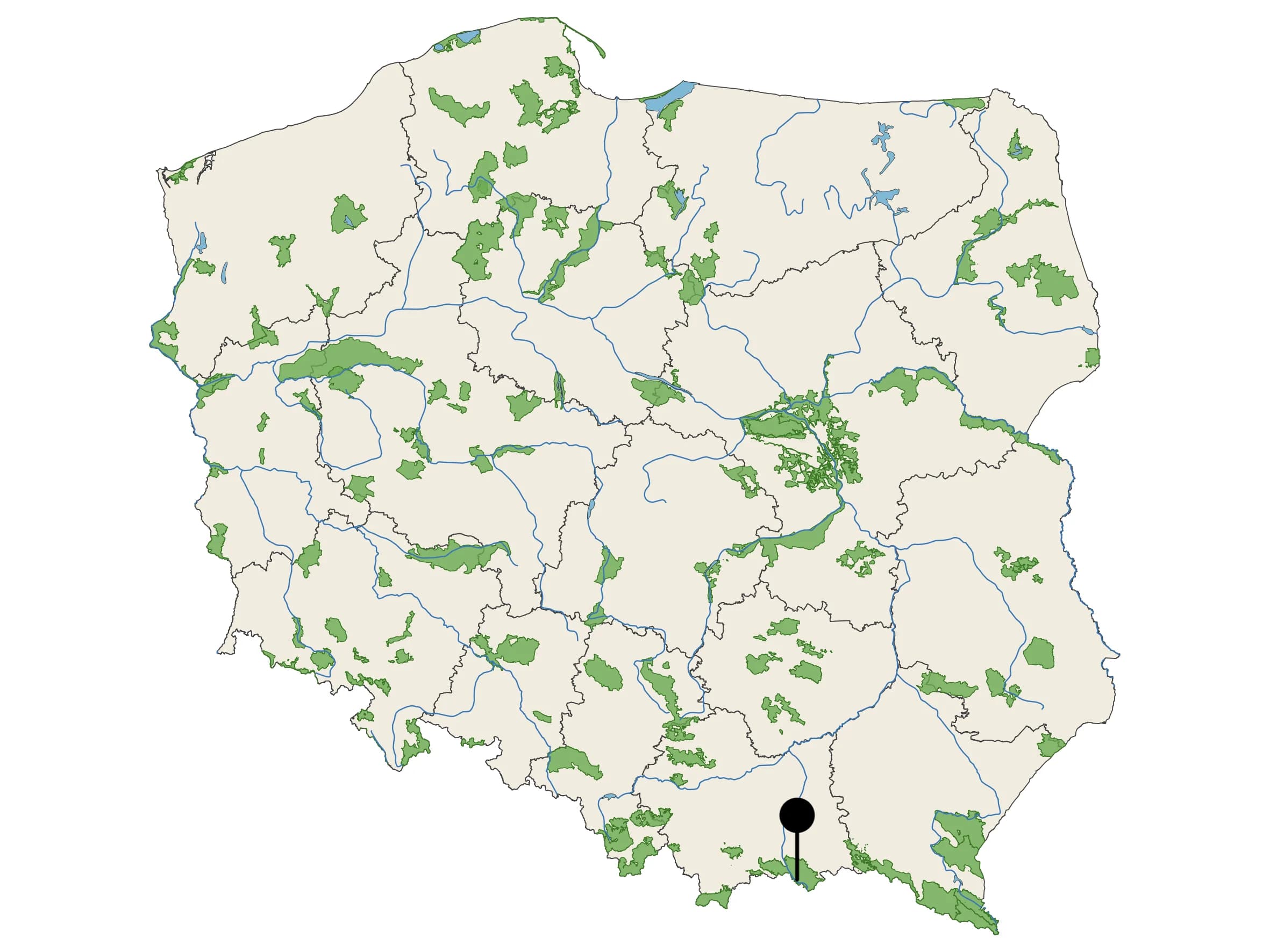 Woda Lecznicza Zofia - źródło na mapie